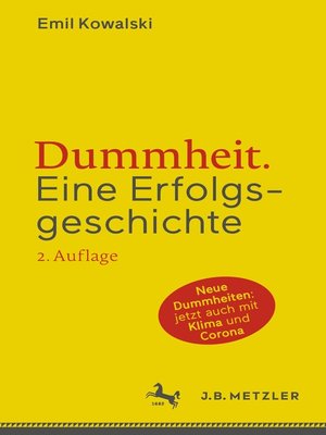 cover image of Dummheit